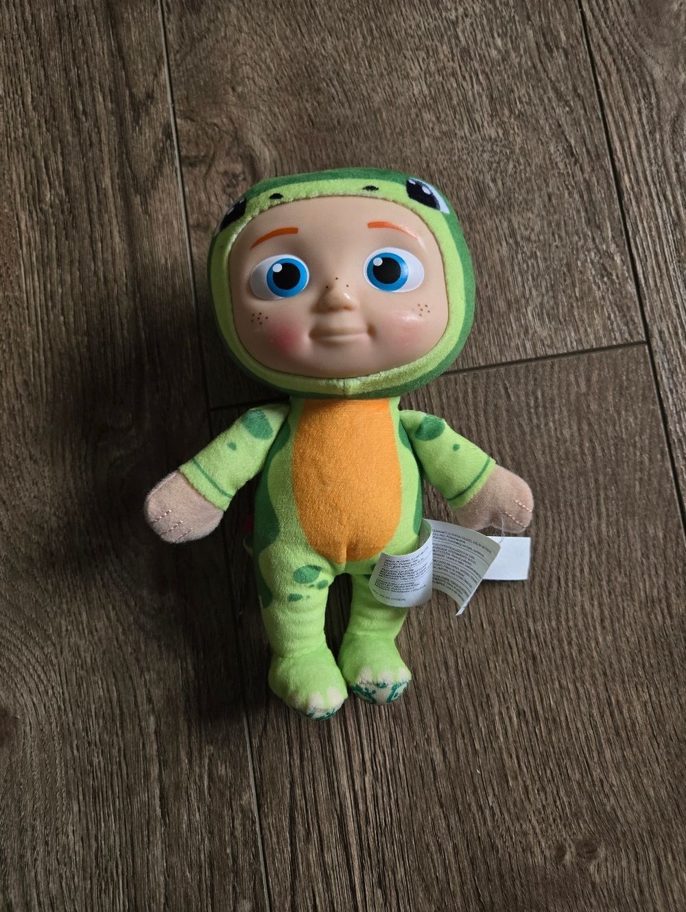 CoComelon JJ Dinosaur Plush Doll – Toddler Toy Green Dino Costume